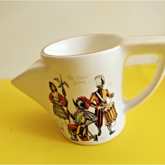 Vintage Shaving Mug Lord Nelson Pottery 3 3/4" tall  "The Swiss Guard" - Picture 8 of 11